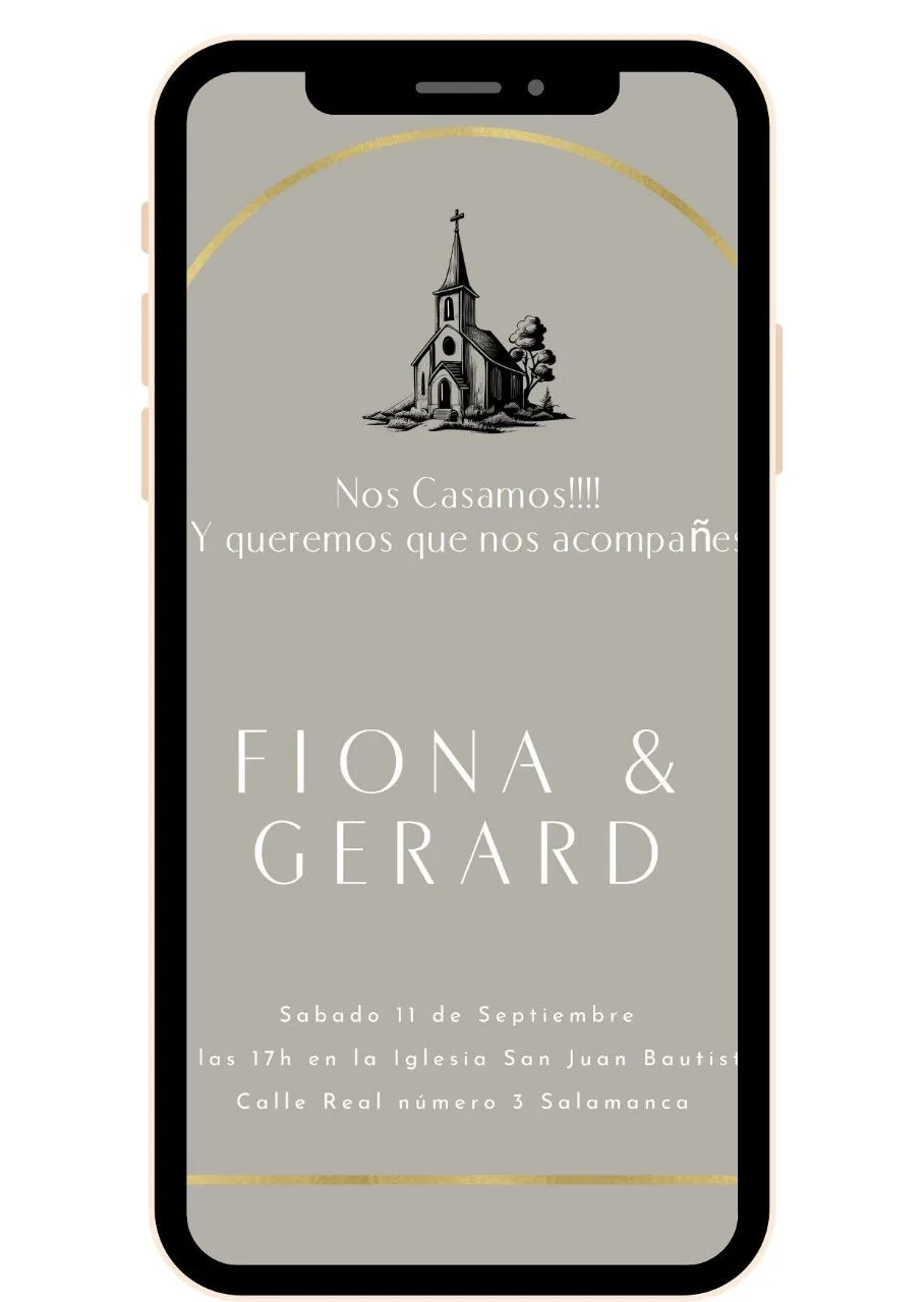 Invitación Digital - Boda