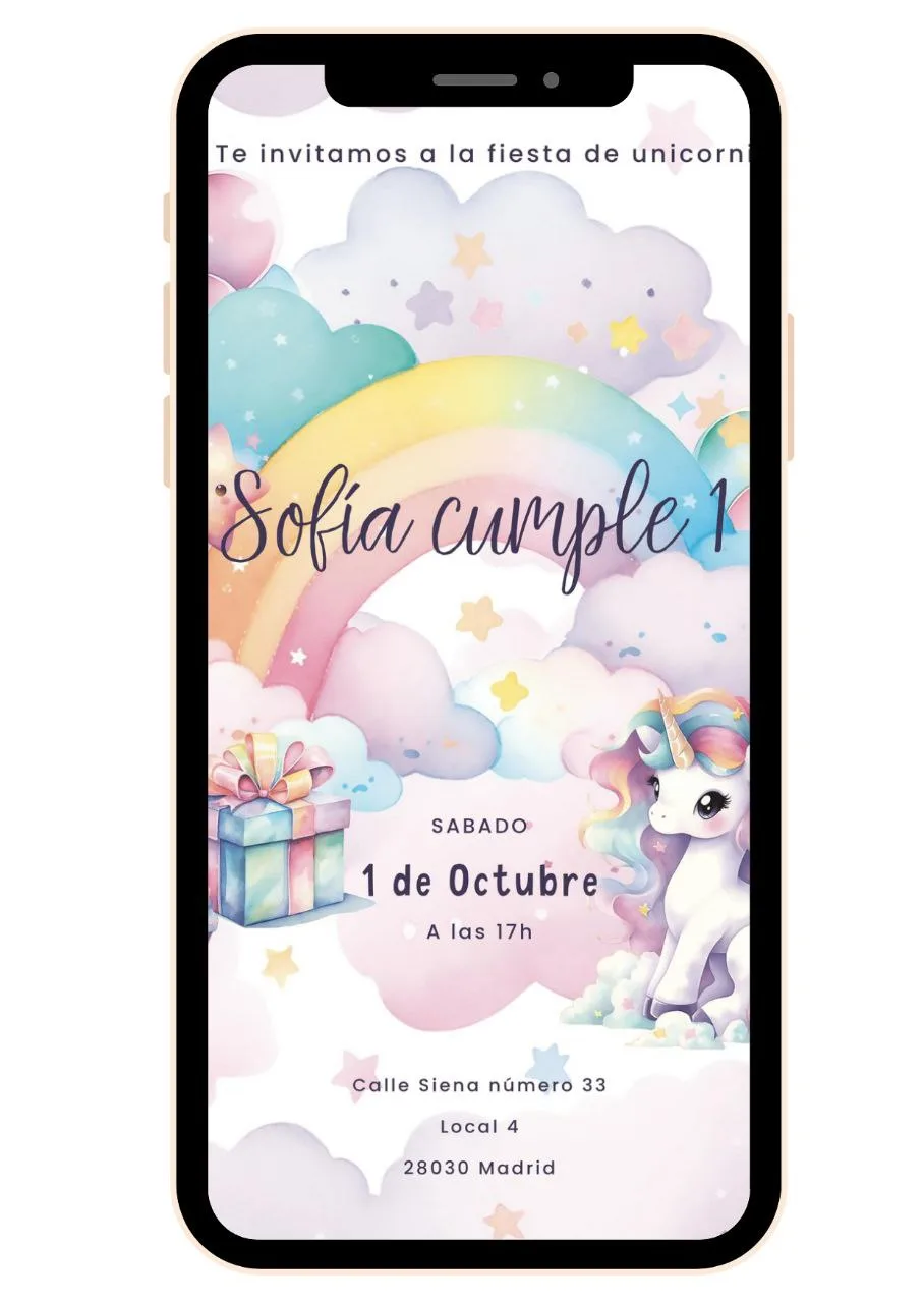 Invitación Digital - Cumpleaños